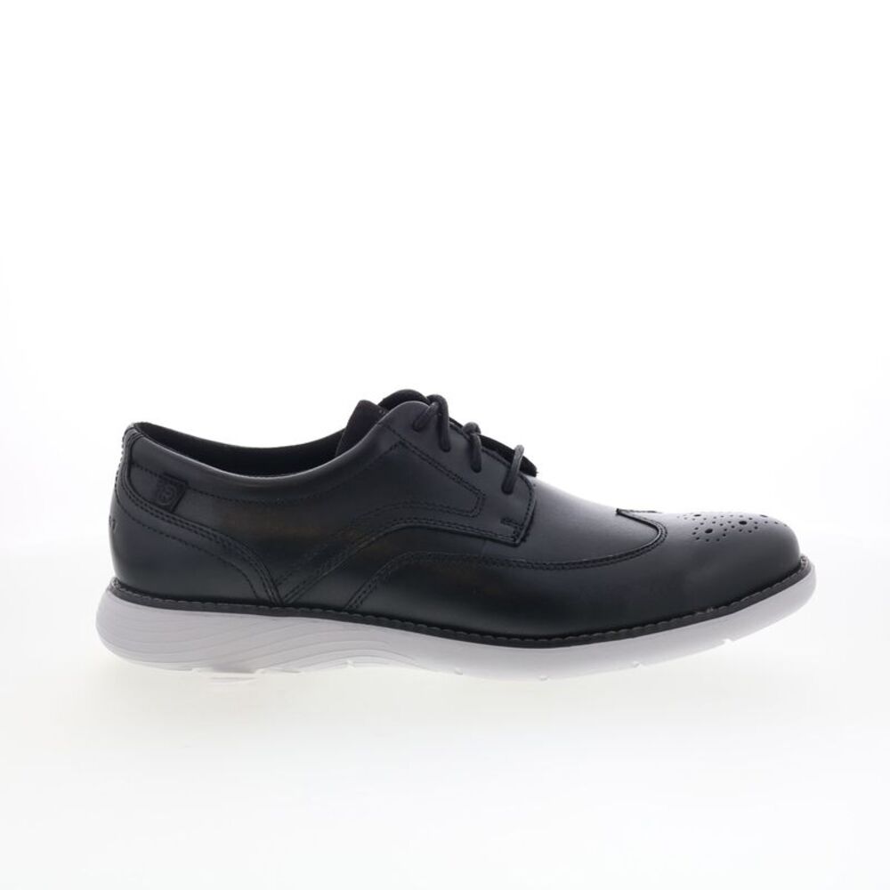 Rockport Mens Garett Wingtip Black Shoes (NWT)